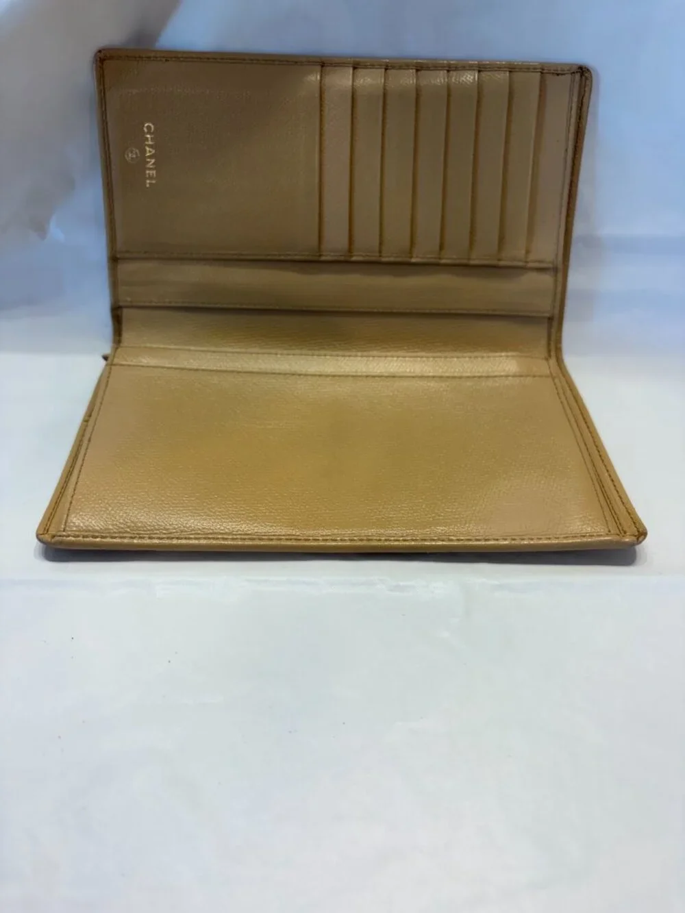 CoCo Chanel Yellow Gold Beige Wallet May 2007